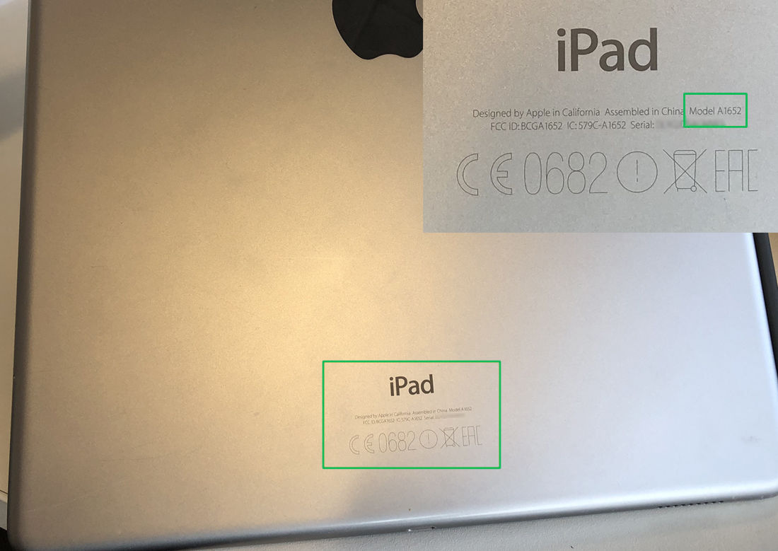 Serial Number On Ipad Mini
